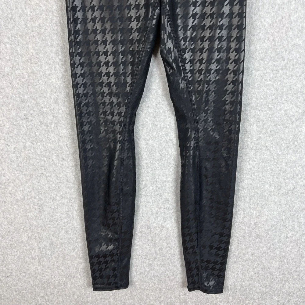 Alo Yoga Black Airlift Glimmer Houndstooth High Waisted Legging Size Small